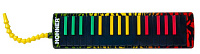 HOHNER AirBoard Rasta 32  духовая мелодика 32 клавиши, медные язычки, пластиковый корпус, цвет (C94403)