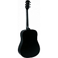 FLIGHT D-175 BK  акустическая гитара, верхняя дека ель, корпус сапеле, цвет черный