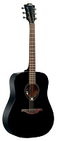 LAG DT66D Акустическая гитара Дредноут, цвет черный, SPECIAL EDITION