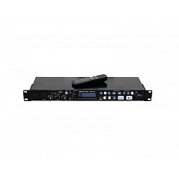 OMNITRONIC DMP-102 USB / SD Card Player MP3-плеер для карт памяти SDHC / MMC и USB-устройств, в комплекте ИК пульт дистанционного управления