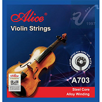 ALICE A703  Струны для скрипки 4/4, основа: сталь, обмотка: алюминиевый сплав