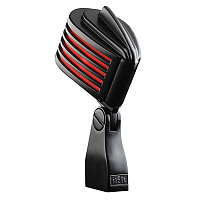 Heil Sound FIN-BK-RED  вокальный динамический микрофон с подсветкой, черный корпус, красная подсветка