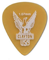 CLAYTON US107  набор медиаторов - 1.07 mm ULTEM gold стандартные