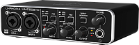 Behringer UMC202HD внешний звуковой / MIDI интерфейс, USB 2.0 , 2 вх/2 вых канала, предусилители MIDAS