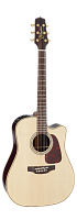 TAKAMINE PRO SERIES 5 P5DC электроакустическая гитара типа DREADNOUGHT CUTAWAY с кейсом, цвет натуральный