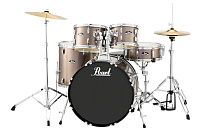 Pearl RS525SC/ C707 ударная установка из 5-ти барабанов, цвет Bronze Metallic, стойки и тарелки в комплекте