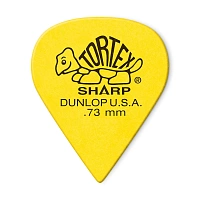 Dunlop 412P073 Tortex Sharp 12Pack  медиаторы, толщина 0,73 мм, 12 шт.