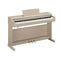 Yamaha YDP-164WA Arius цифровое фортепиано, 88 клавиш, GH3, полифония 192 голоса, процессор CFX, Smart Pianist, цвет белый ясень