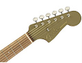 FENDER Newporter Player Olive Satin электроакустическая гитара, цвет зеленый