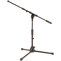 OnStage MS9411TB+  микрофонная стойка,для барабанов и комбоусилителей, регулировка высоты, телескопическая "стрела", цвет черный