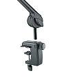 K&M 23860-321-55  стойка для микрофона, пантограф, держит до 1,5 кг, вес 1,2 кг, 460-960 мм