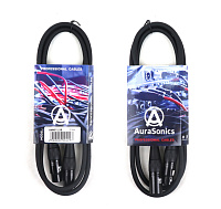 AuraSonics XMXF-1.5B кабель микрофонный, XLR-XLR, длина 1,5 м