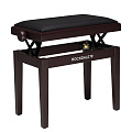 ROCKDALE RHAPSODY 135 ROSEWOOD BLACK деревянная банкетка с регулировкой высоты, цвет корпуса палисандр, сиденье - кожзам черный