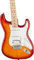 FENDER SQUIER Affinity Stratocaster FMT HSS MN SSB электрогитара, цвет санберст