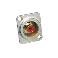 Amphenol ACJD-RED Панельный разъем RCA "мама", цвет красный