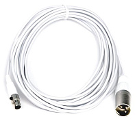 Audix CBLM25W  Микрофонный кабель 7,6 м, d 3,3 мм, Mini-XLRf XLRm, для серии Micros и MicroBoom, белый