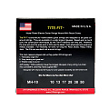 DR MH-10 струны для электрогитары, калибр 10-50, серия TITE-FIT™, обмотка - никелированная сталь, без покрытия