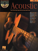 HL00699569 - Guitar Play-Along Volume 2: Acoustic - книга: Играй на гитаре один: Акустические хиты, 48 страниц, язык - английский