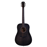 ROCKDALE Aurora D1 BK Акустическая гитара дредноут, цвет полупрозрачный черный