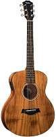 TAYLOR GS MINI-e Koa GS Mini гитара электроакустическая, форма корпуса парлор, жесткий чехол