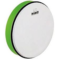 MEINL NINO6GG  бубен (ручной барабан) 12" с колотушкой, зеленый, мембрана пластик