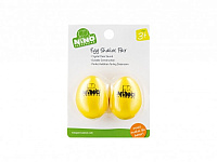MEINL NINO540Y-2  шейкер-яйцо, пара, материал: пластик, цвет: желтый