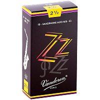 Vandoren SR4125/1 трости для альт-саксофона, jaZZ, №2.5, (упаковка 1 шт.)