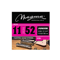 Magma Strings GE100J Струны для короткомензурной электрогитары 22 3/4" 11-52, серия Kid & Junior