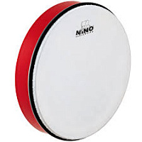 MEINL NINO6R  бубен (ручной барабан) 12" с колотушкой, красный, мембрана пластик