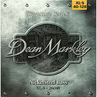 Dean Markley 2608B NickelSteel Bass  струны для 5-струнной бас-гитары, никелированная сталь, толщина 40-128