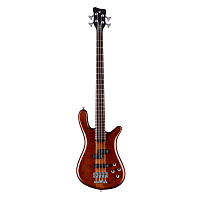 Warwick Streamer Stage I AT TS Teambuilt бас-гитара, активная электроника, чехол, цвет коричневый