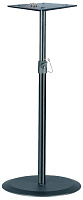 K&M 26740-000-55 стойка для студийных мониторов, регулируемая высота 950 - 1430 мм, сталь, черная