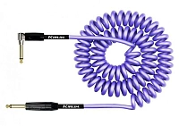 Kirlin IPK-222BFGL 9.1M PUE кабель инструментальный витой, 1/4" прямой моноджек - 1/4" угловой моноджек, длина 9.1 м