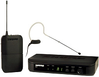 SHURE BLX14E/MX53 M17 662-686 MHz радиосистема головная с микрофоном SHURE MX153, цвет телесный