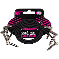ERNIE BALL 6222 набор соединительных кабелей 3 шт., плоские, 30 см