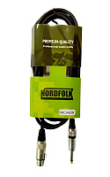 NordFolk NMC246/3M  кабель XLR Fem  6.35 mm Jack mono, диаметр 6 мм, длина 3 метра