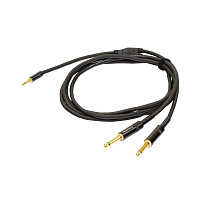 PROEL CHLP170LU3XL кабель 2 х 6.3 джек моно - 3.5 джек стерео, длина 3 метра