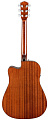 FENDER CD-60SCE DREAD ALL-MAH WN электроакустическая гитара, цвет натуральный