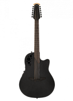 OVATION 2058TX-5 Elite T Deep Contour Cutaway Black Textured 12-струнная электроакустическая гитара (Китай)