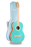 CORDOBA C1 Matiz Aqua классическая гитара, цвет лазурный, чехол в комплекте