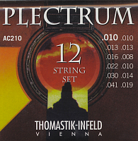 THOMASTIK Plectrum AC210 струны для двенадцатиструнной гитары 10-41, бронза