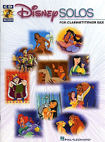 HLD00841405 - Disney Solos (Clarinet Or Tenor Saxophone) - книга: соло из мультфильмов Диснея для кларнета и тенор-саксофона, 24 страницы, язык - английский