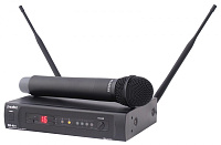 PROAUDIO WS-821HT Радиосистема с одним вокальным микрофоном, 16 каналов, A: 655-679 МГц, B: 800-822 МГц, синхронизация по IR, алюминиевый кейс, рэковые крепления