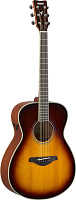 Yamaha FS-TA BS  трансакустическая гитара, цвет Brown Sunburst, корпус концертный