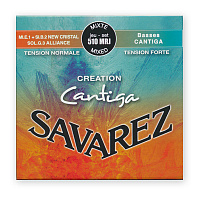 SAVAREZ 510MRJ Creation Cantiga Blue/Red Mixed Tension струны для классической гитары