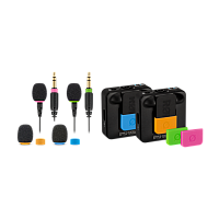 RODE COLORS2 набор аксессуаров с цветовой идентификацией. Ветрозащиты, колечки, бирки и стикеры. Совместимость с WiGo / WiGo II, микрофонами Lavalier GO, SmartLav+