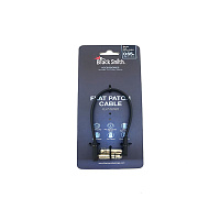 BlackSmith Flat Patch Cable 0.65ft FPC-20 патч-кабель, 20 см, угловой Jack - угловой Jack, цвет черный