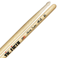 VIC FIRTH SAJ - барабаннные палочки Akira Jimbo, деревянный каплевидный наконечник, материал - гикори, длина 16", диаметр 0,565"