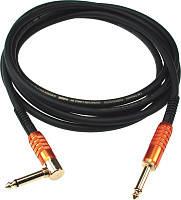 KLOTZ TM-R0900 готовый инструментальный кабель T.M. Stevens Funkmaster, длина 9м, моно Jack KLOTZ - моно Jack KLOTZ(угловой), контакты позолочены, металл