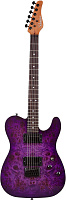 Schecter PT STANDARD PBB Электрогитара, 6 струн, цвет PURPLE BURST BURL